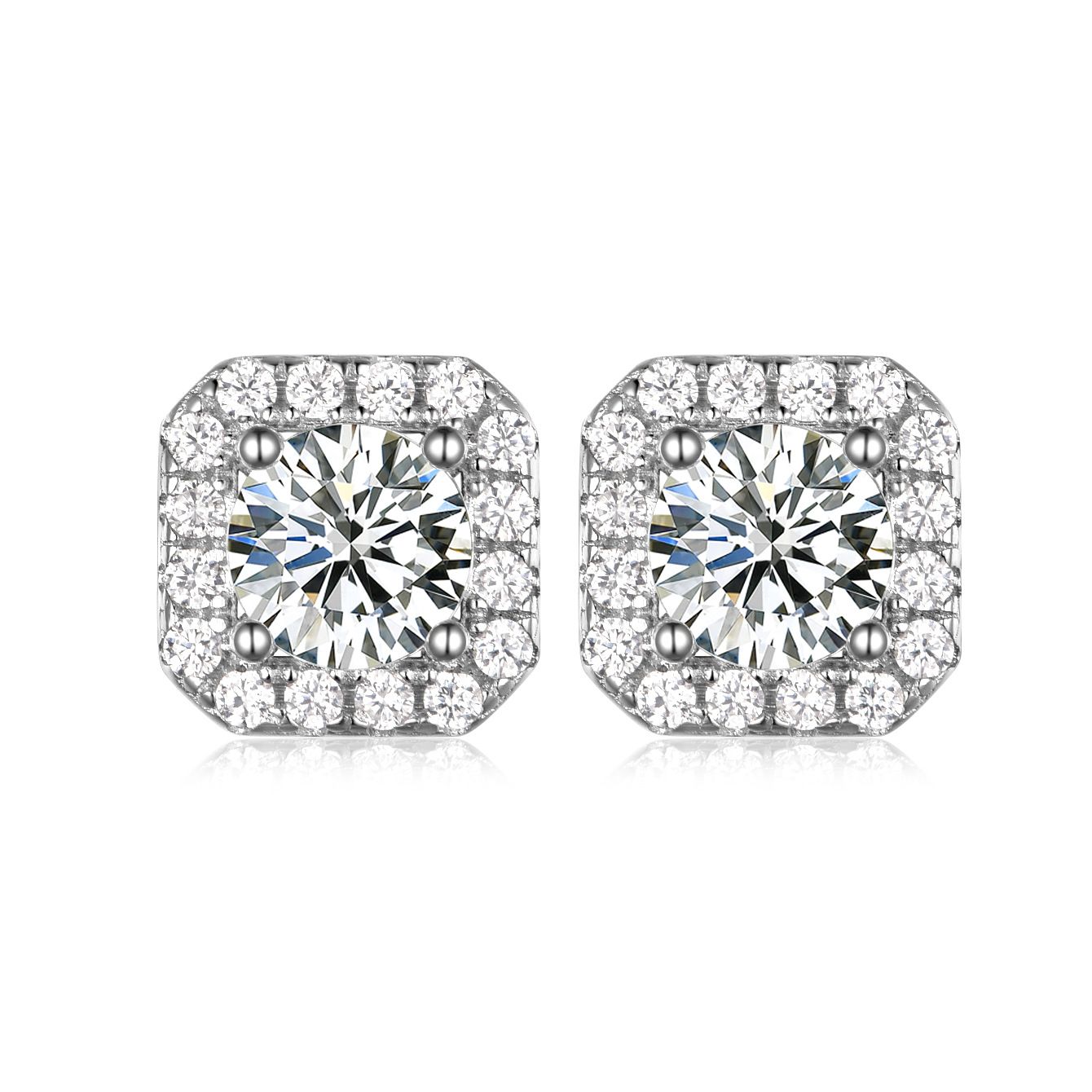 Halo Stud Earrings