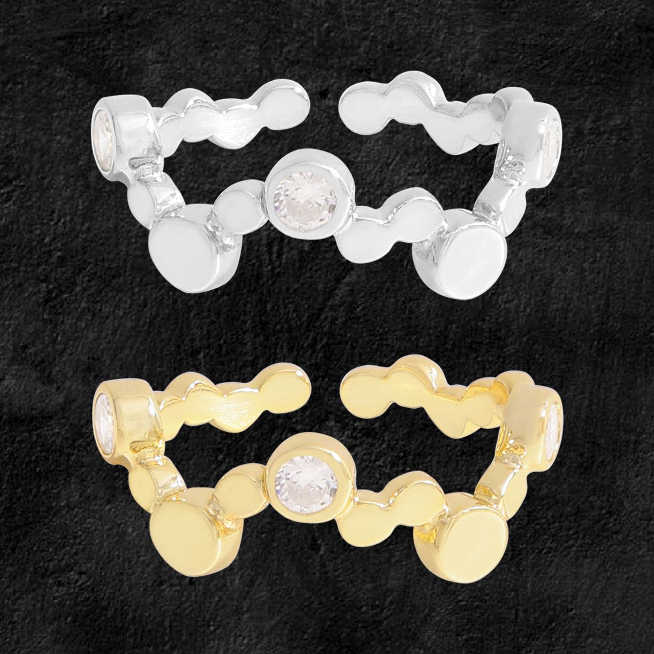 Graduation Irregular Bubbles Ring