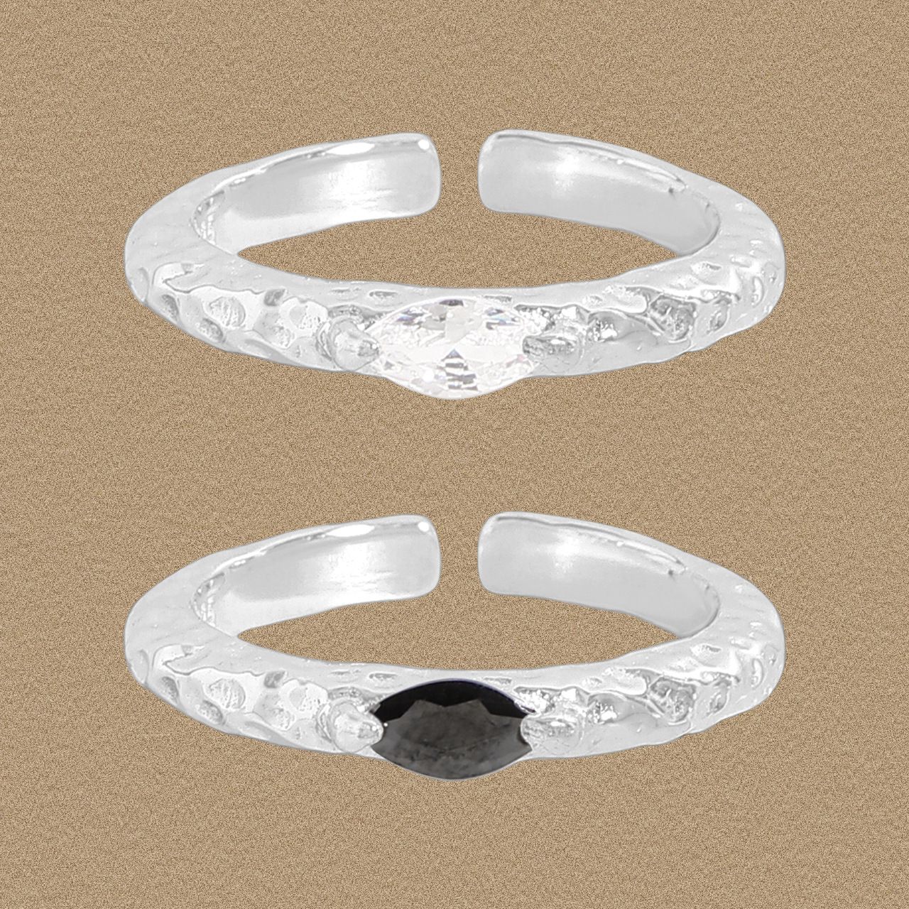 Simple Oval Irregular Ring