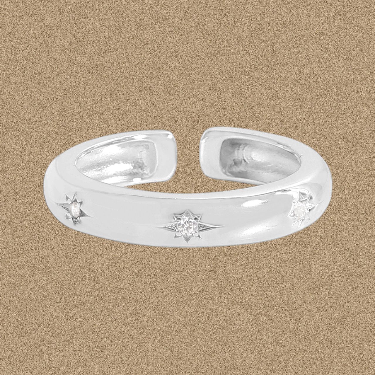 Simple Shining Starlight Ring