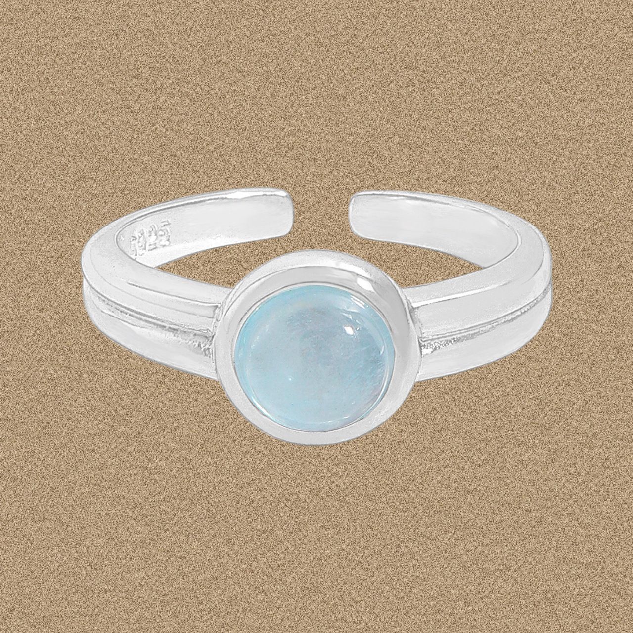 Simple Rond Natural Ring
