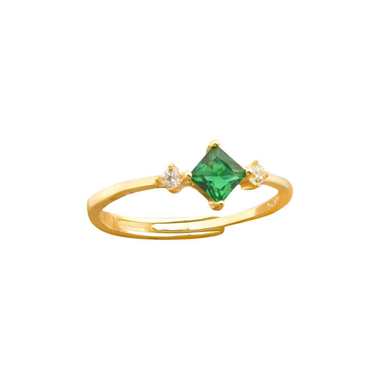 Casual Geometry Rhombus Ring