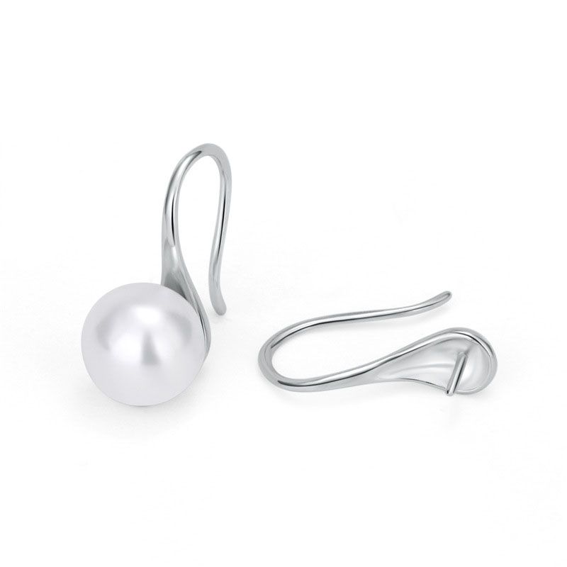 Simple Spoon Gemstone Earrings · 5mm