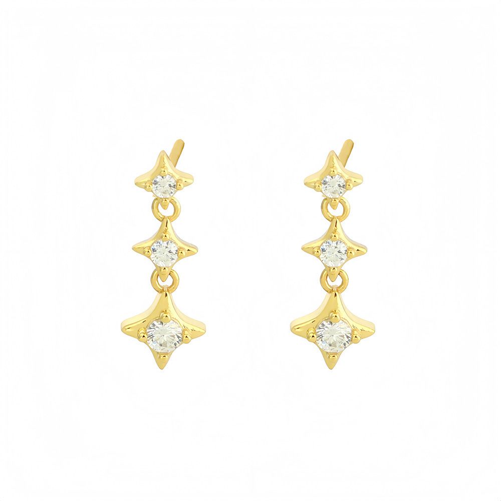Star Drop Earrings