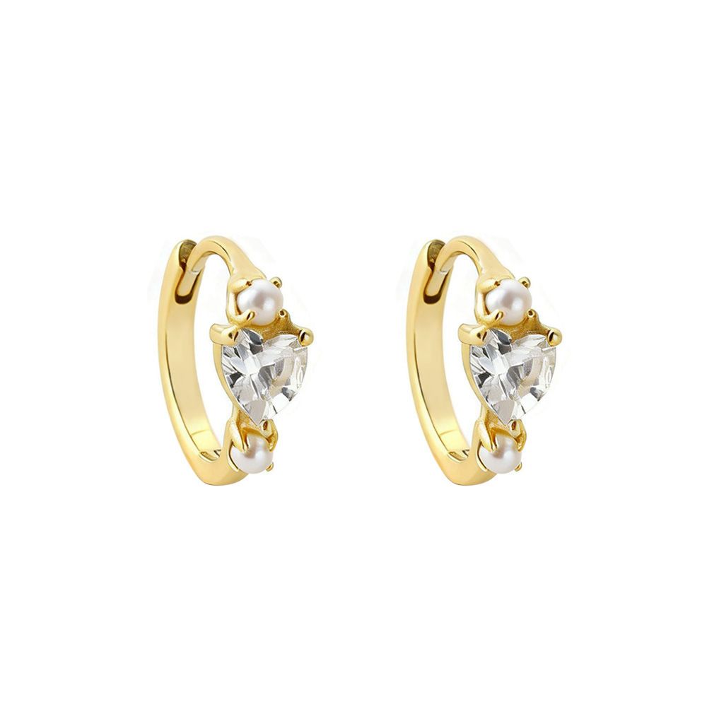 Heart Hoop Earrings