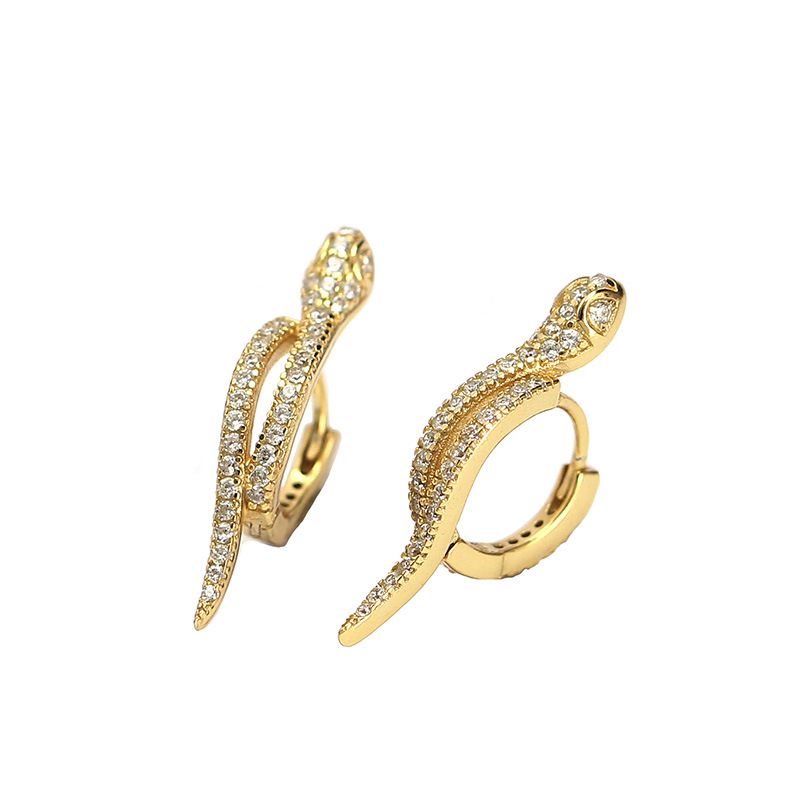 Serpent Hoop Earrings