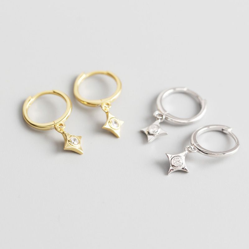 Holiday Geometry Rhombus Earrings