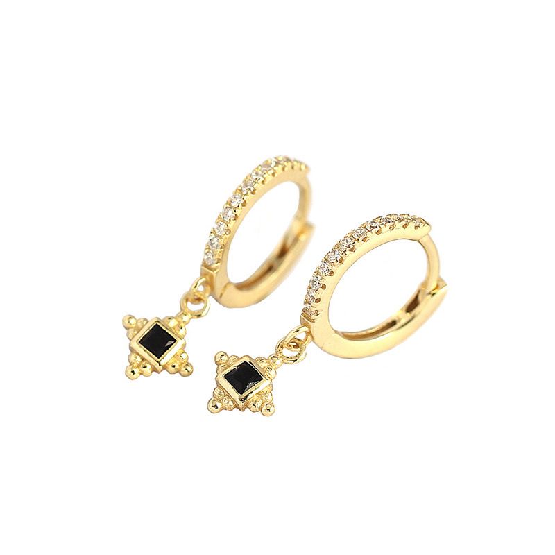 Star Hoop Earrings
