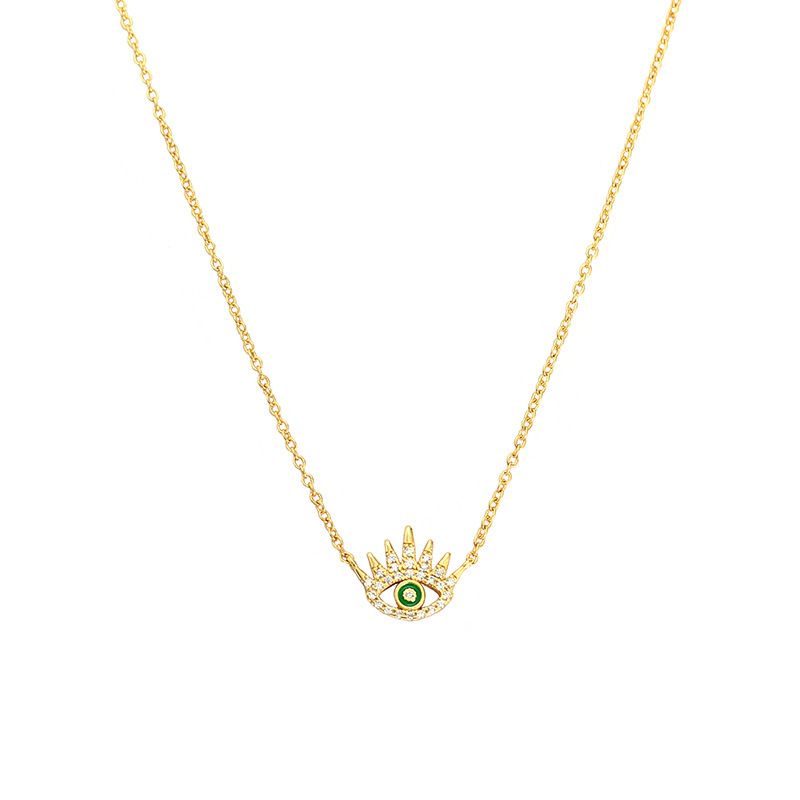 Green Devil Eye Necklace