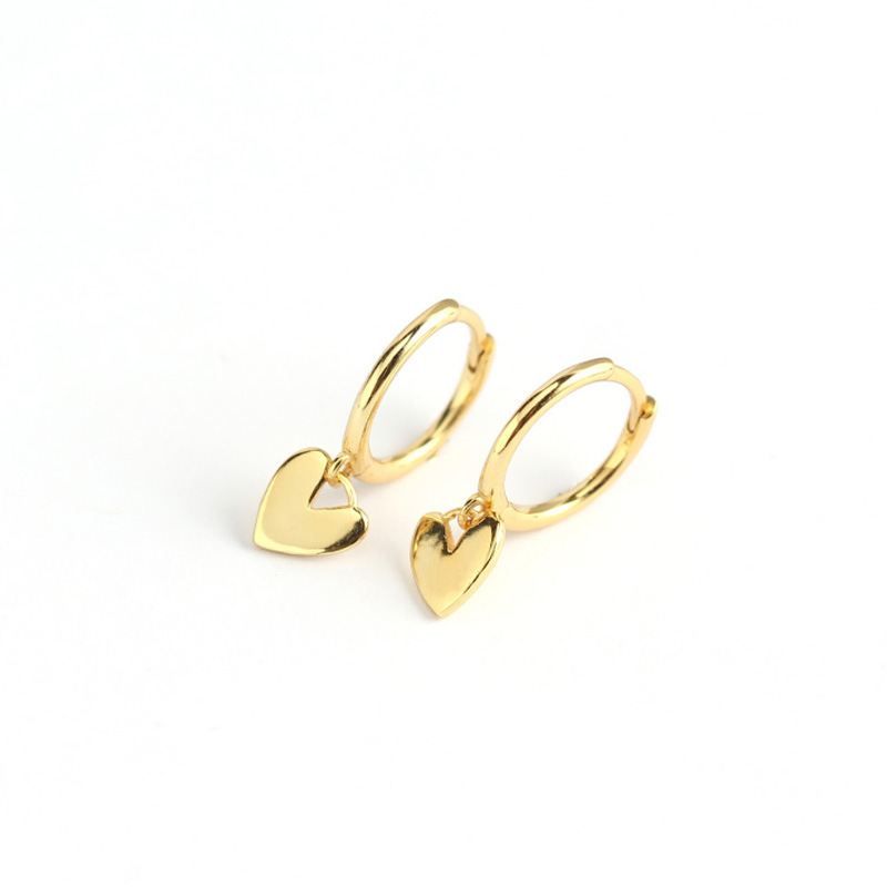 Heart Hoop Earrings