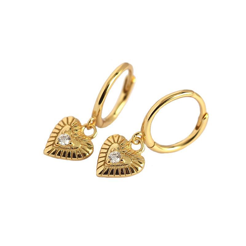 Heart Hoop Earrings