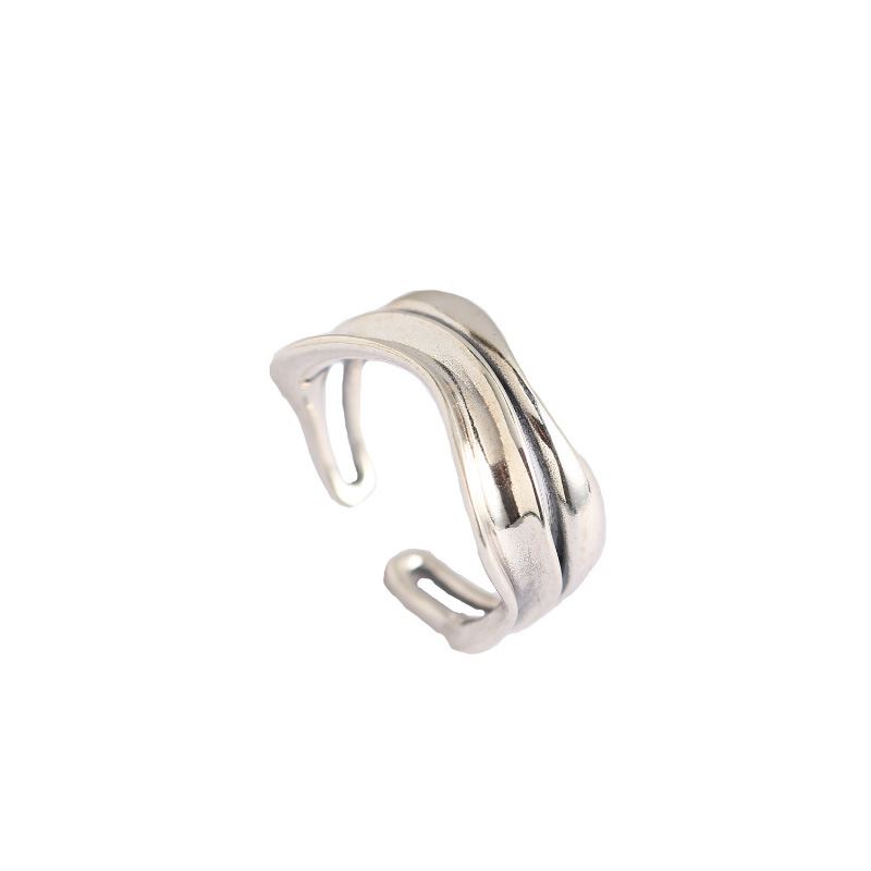 Minimalist Vintage Concave Ring