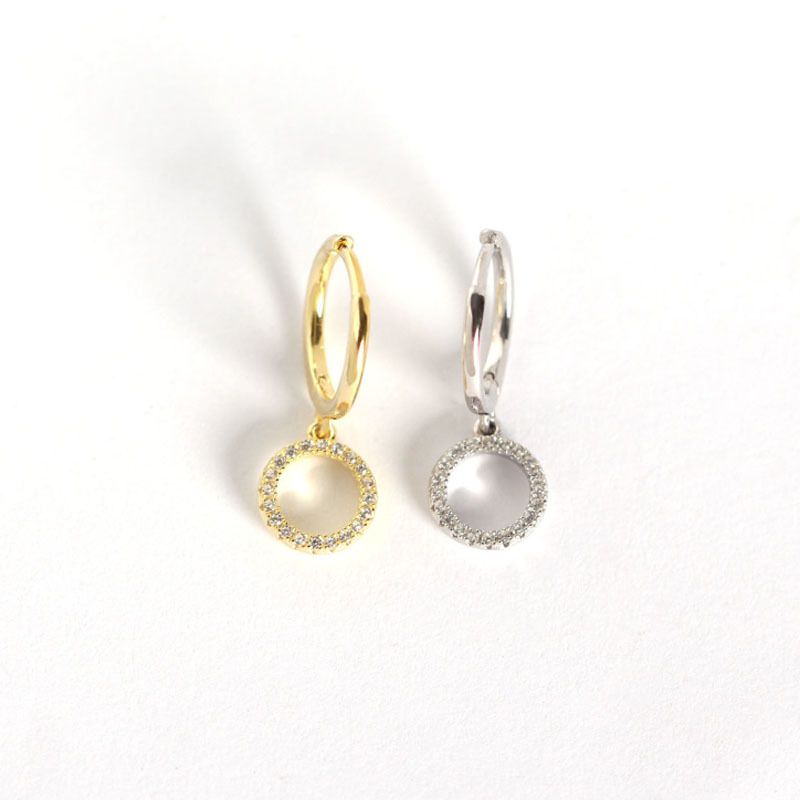 Simple Circles Leverback Earrings