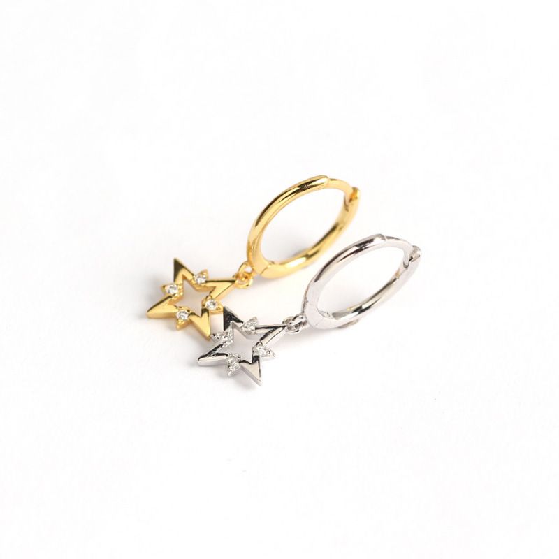 Star Drop Earrings