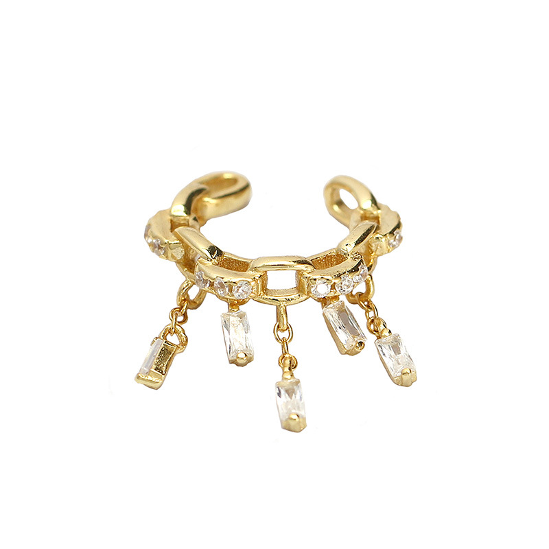 Hollow Chain Tassels Earrings