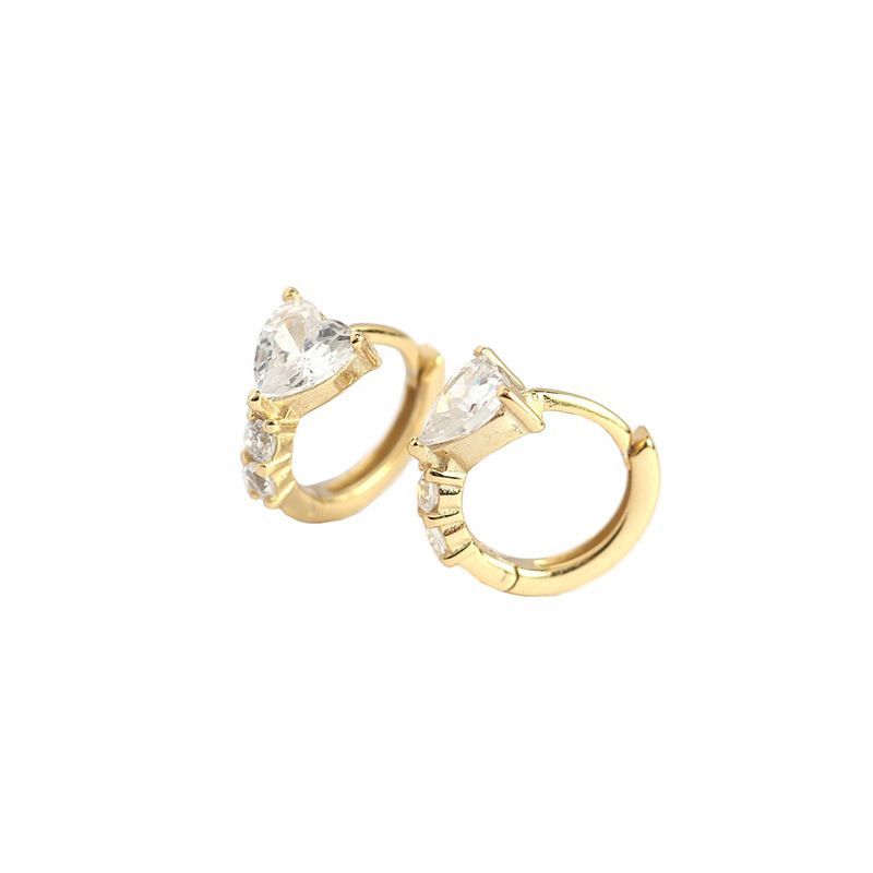 Heart Hoop Earrings