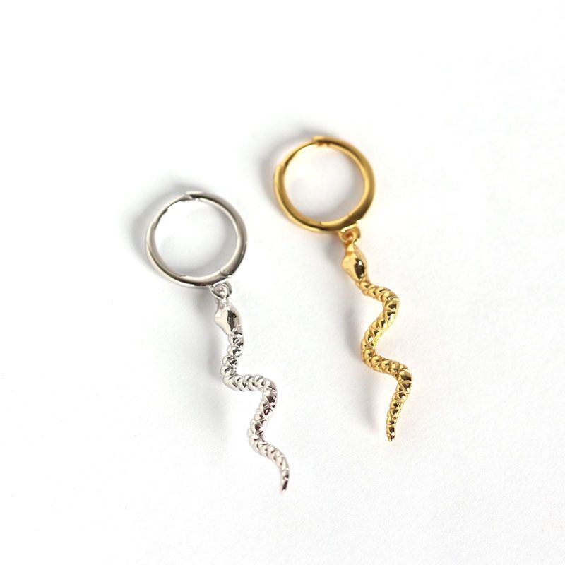Serpent Hoop Earrings