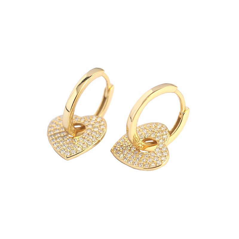 Heart Hoop Earrings