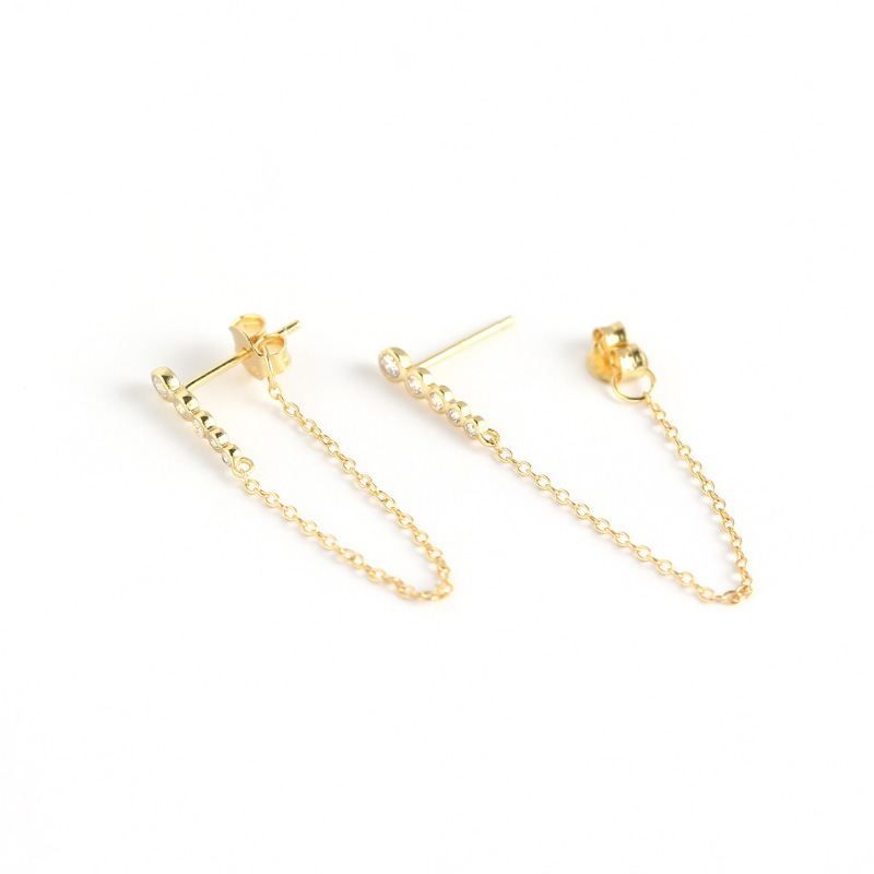 Geometry Tassels Dangling Earrings
