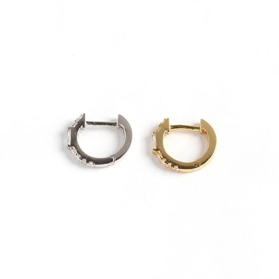 Simple Rectangle Leverback Earrings