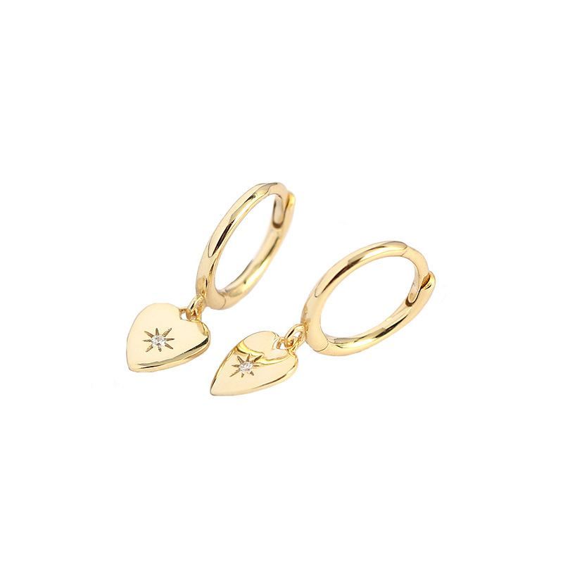 Heart Hoop Earrings