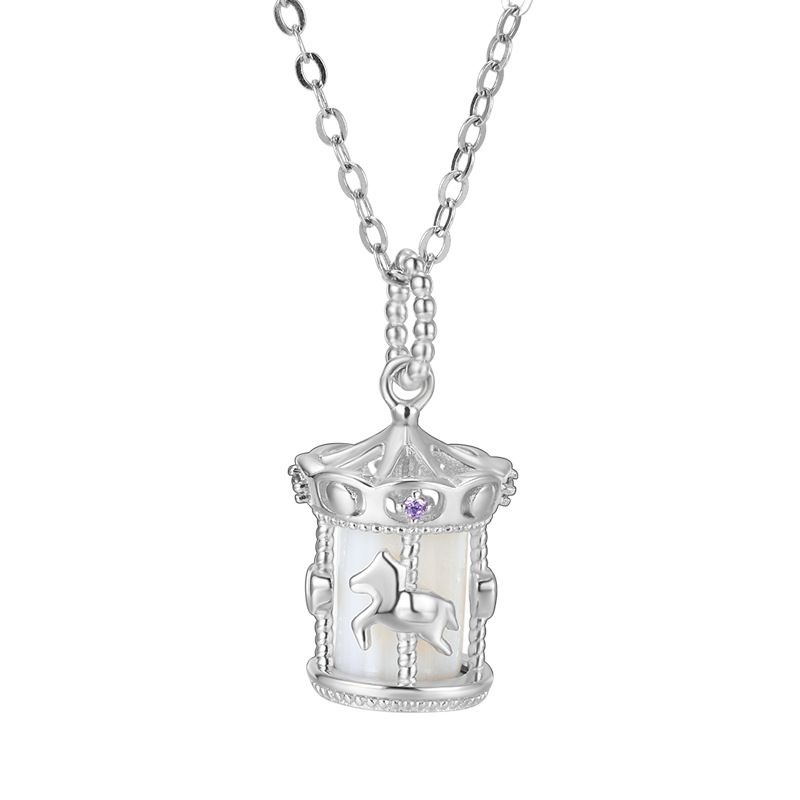 Elegant Carousel Animal Pendant