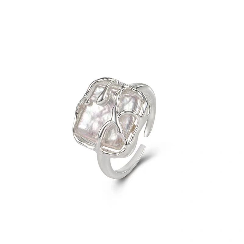 Modern Irregular Square Ring