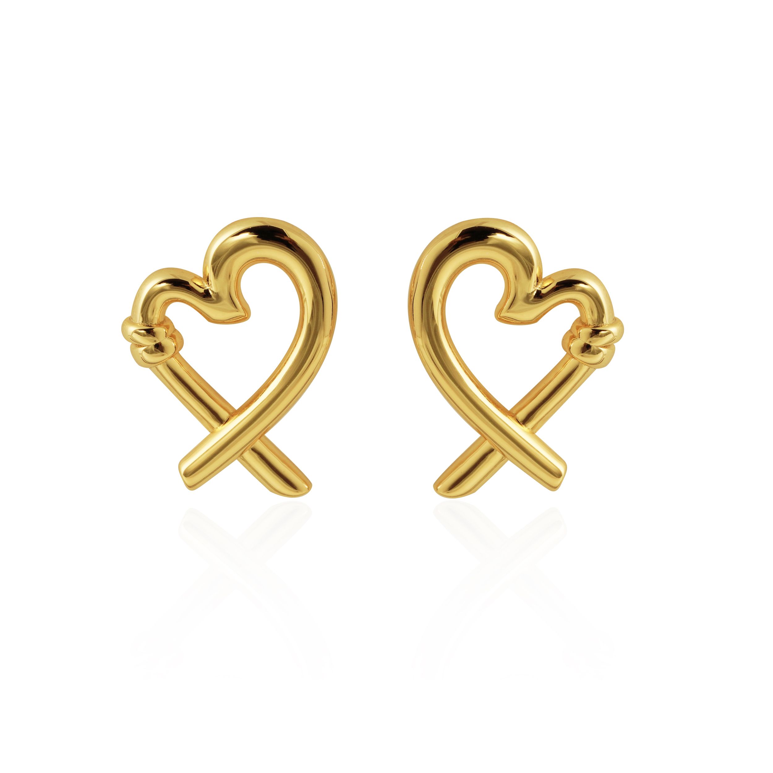 Heart Stud Earrings