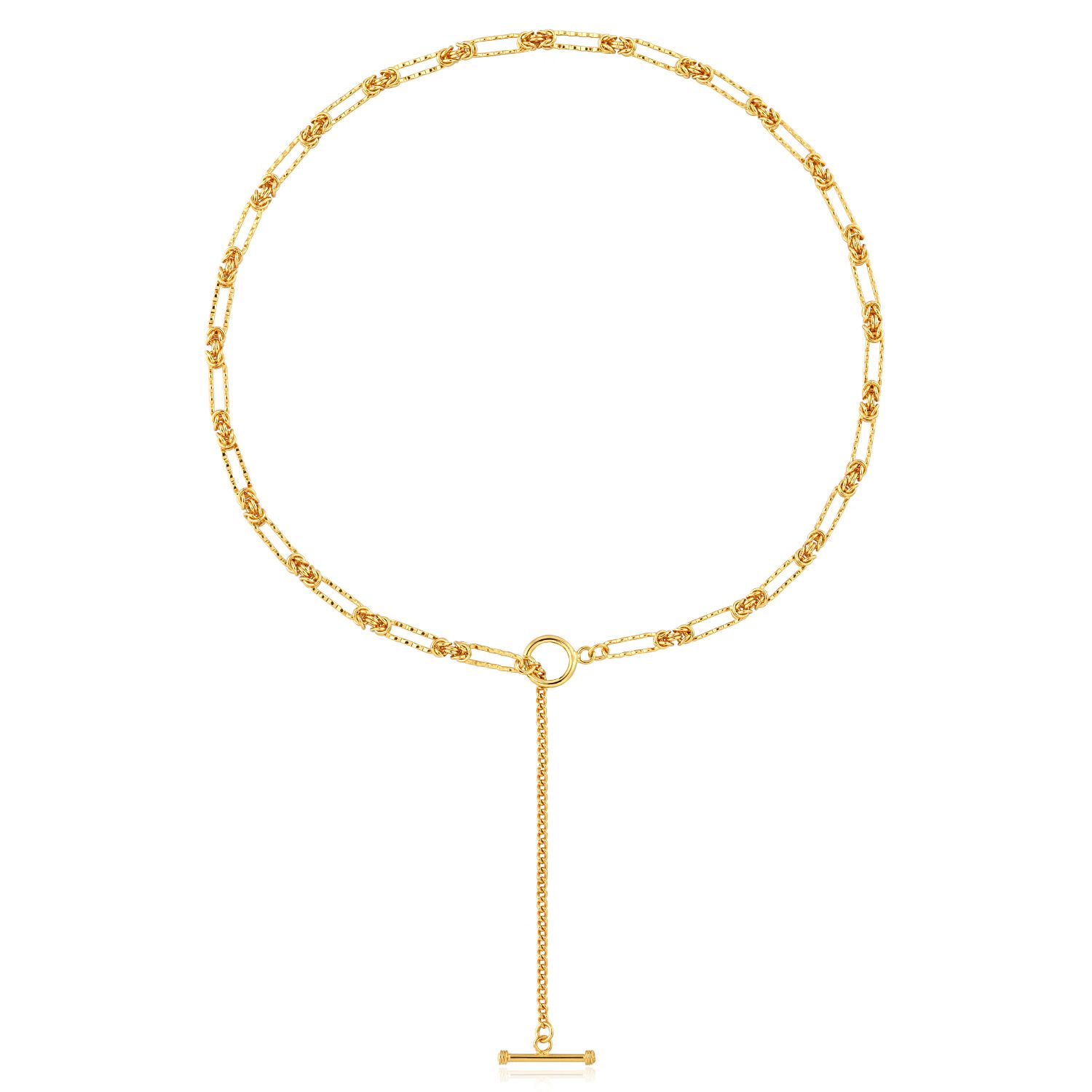 Office Shape Knot Necklace