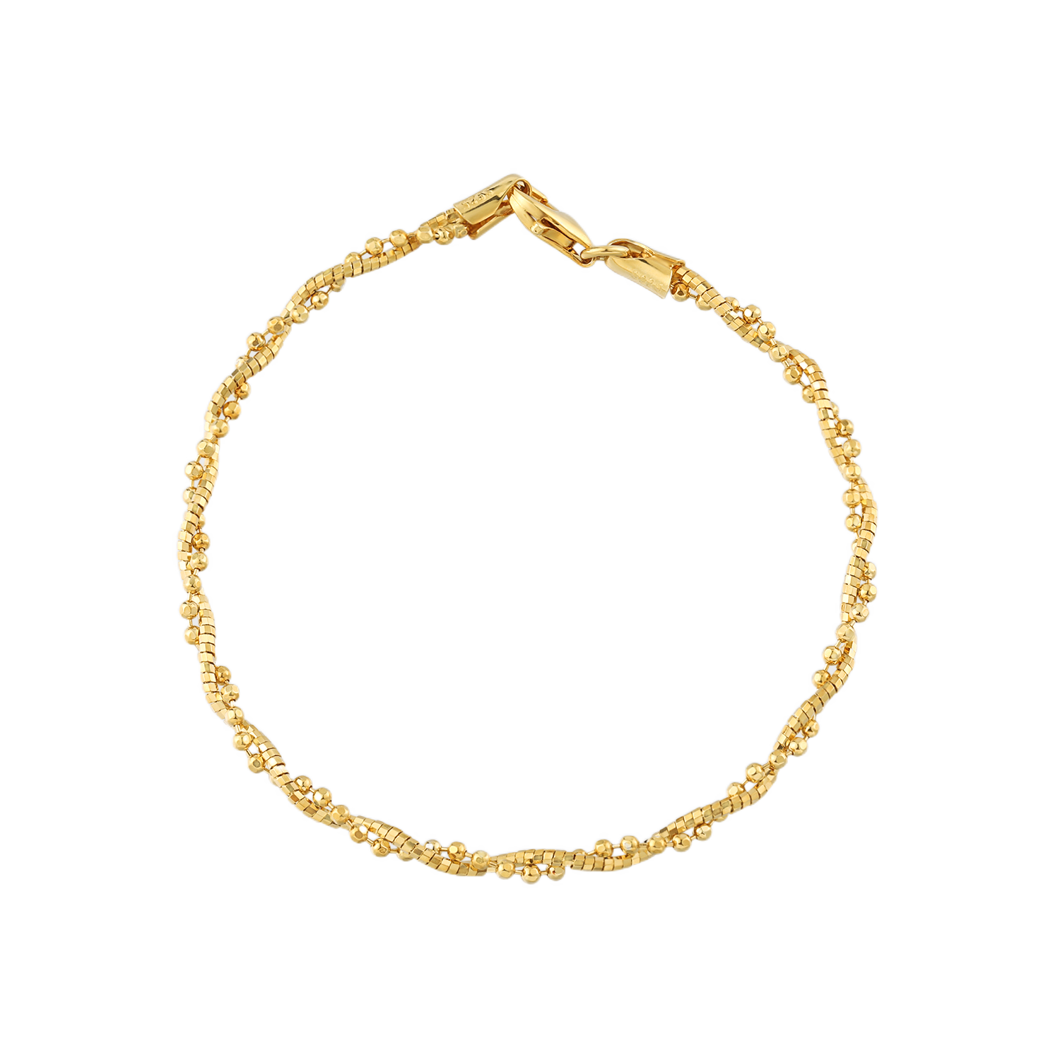 Beads Tubes Twisted Bracelet