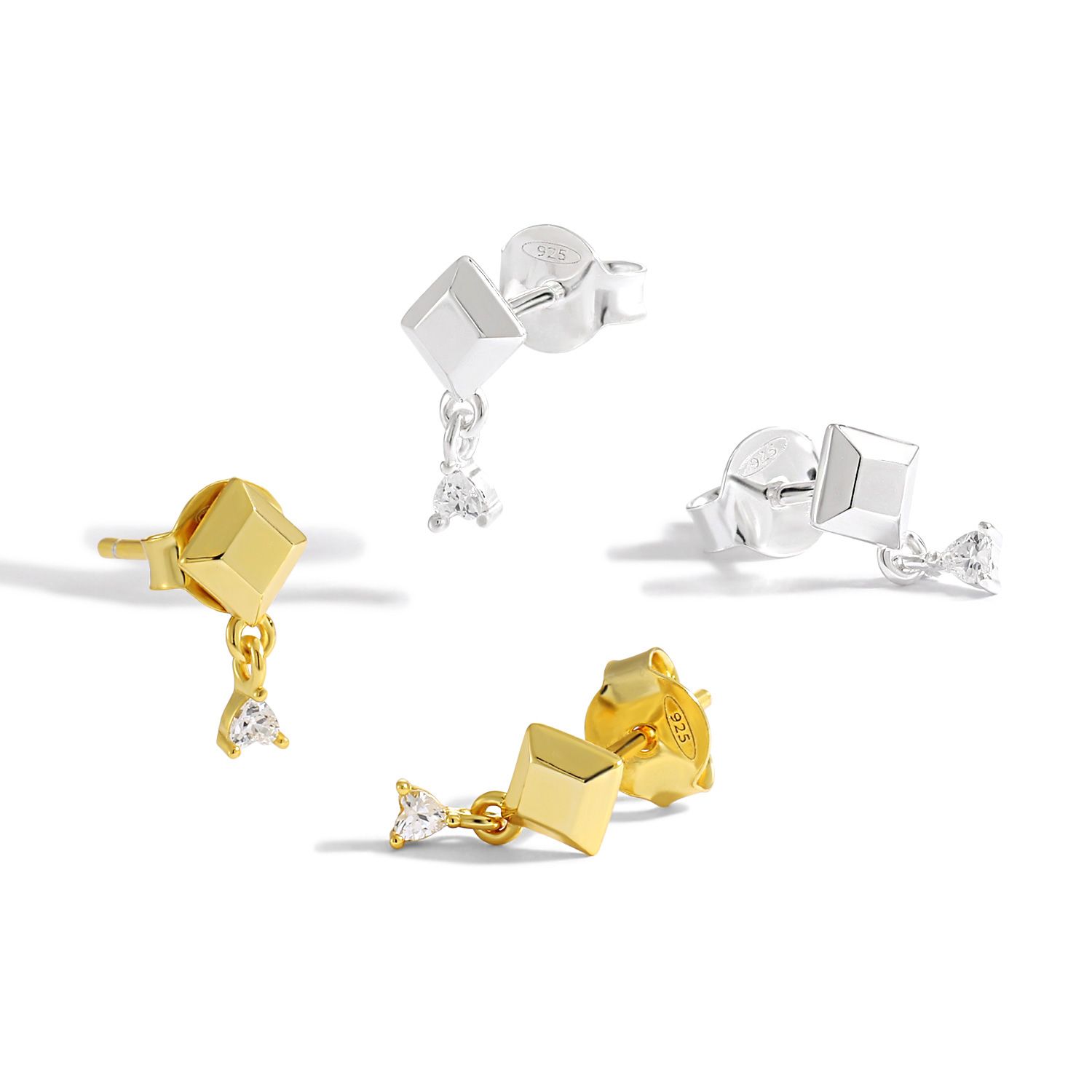 Heart Stud Earrings