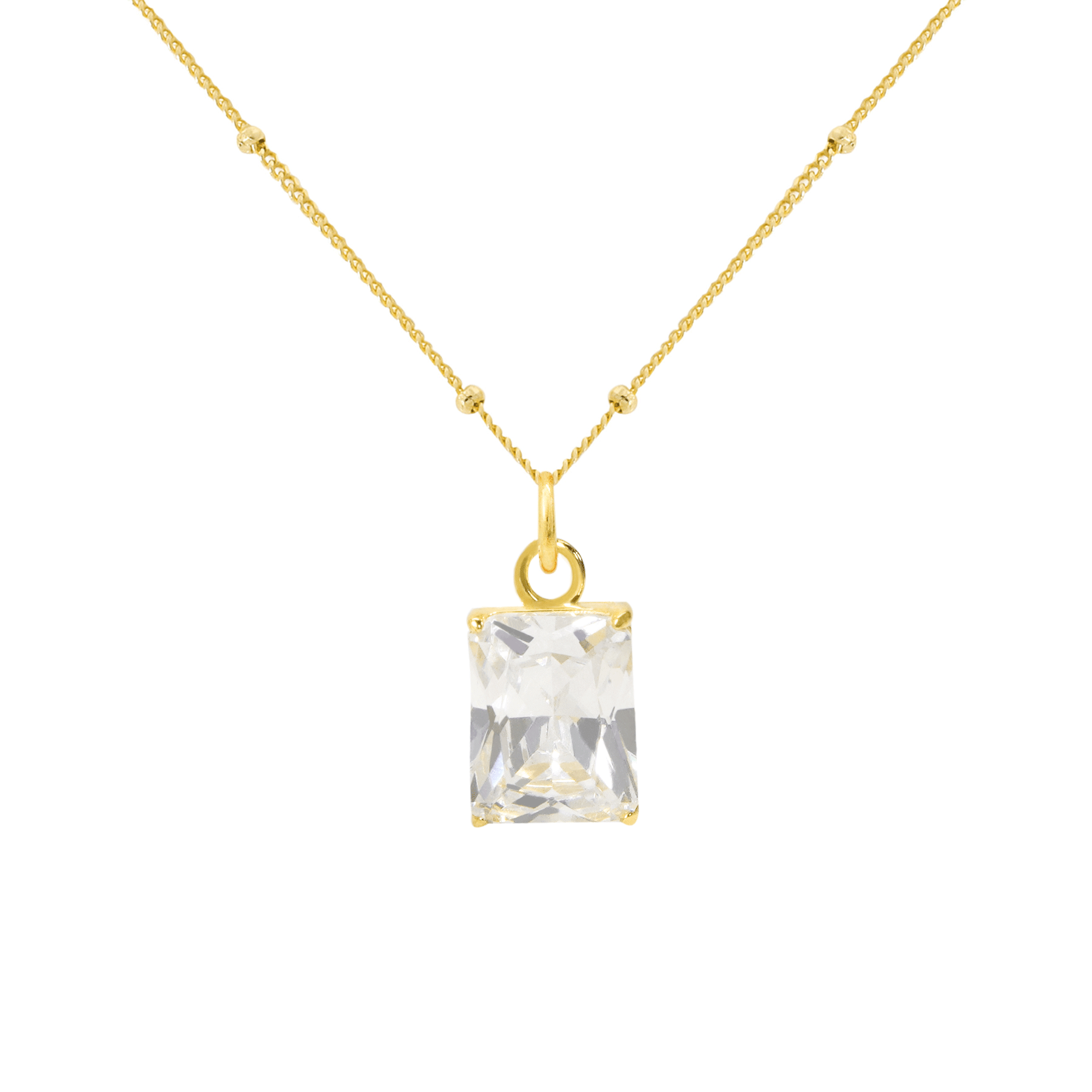 Geometry Fading Radiant Necklace