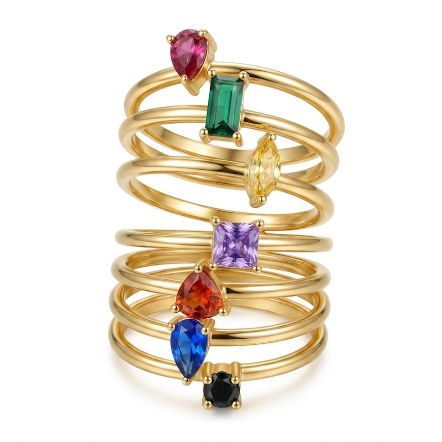 Personalized Birthstone Ring