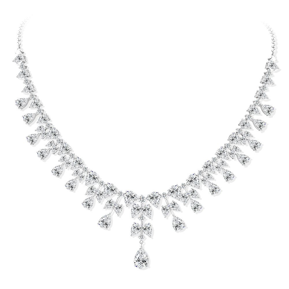 Teardrop Pear Shaped Necklace