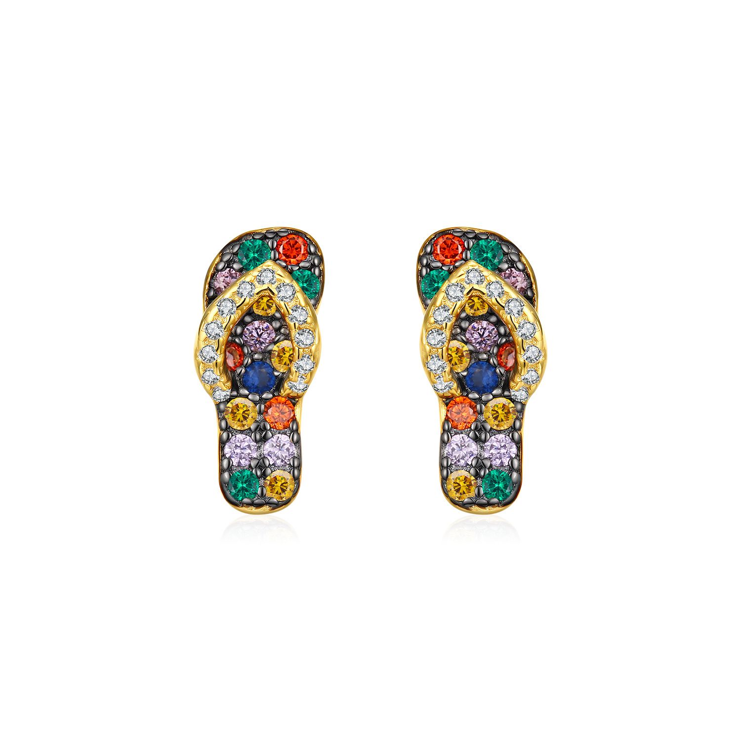 Colorful Skateboard Style Earrings