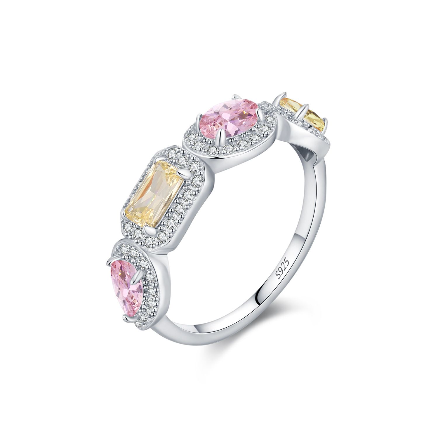 Elegant Geometric Design Ring
