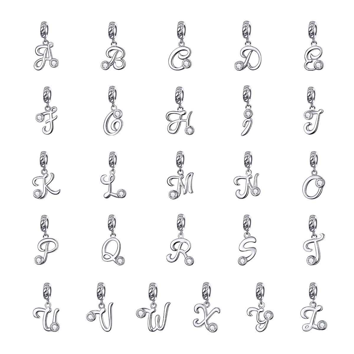 Initial Pendant Bracelet