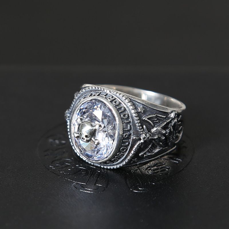 Chinese Oxide Spider Ring