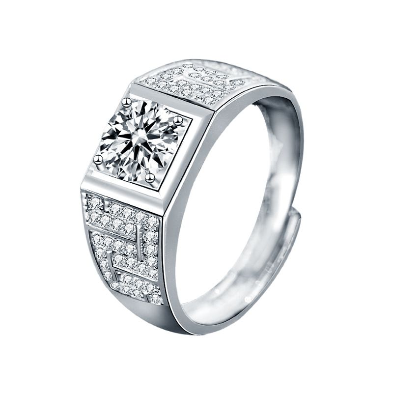 Classic Geometry Square Ring