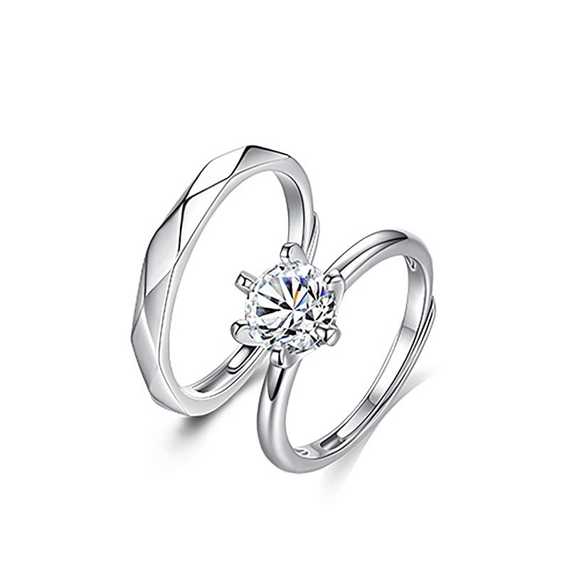 Minimalist Six Prong Ring