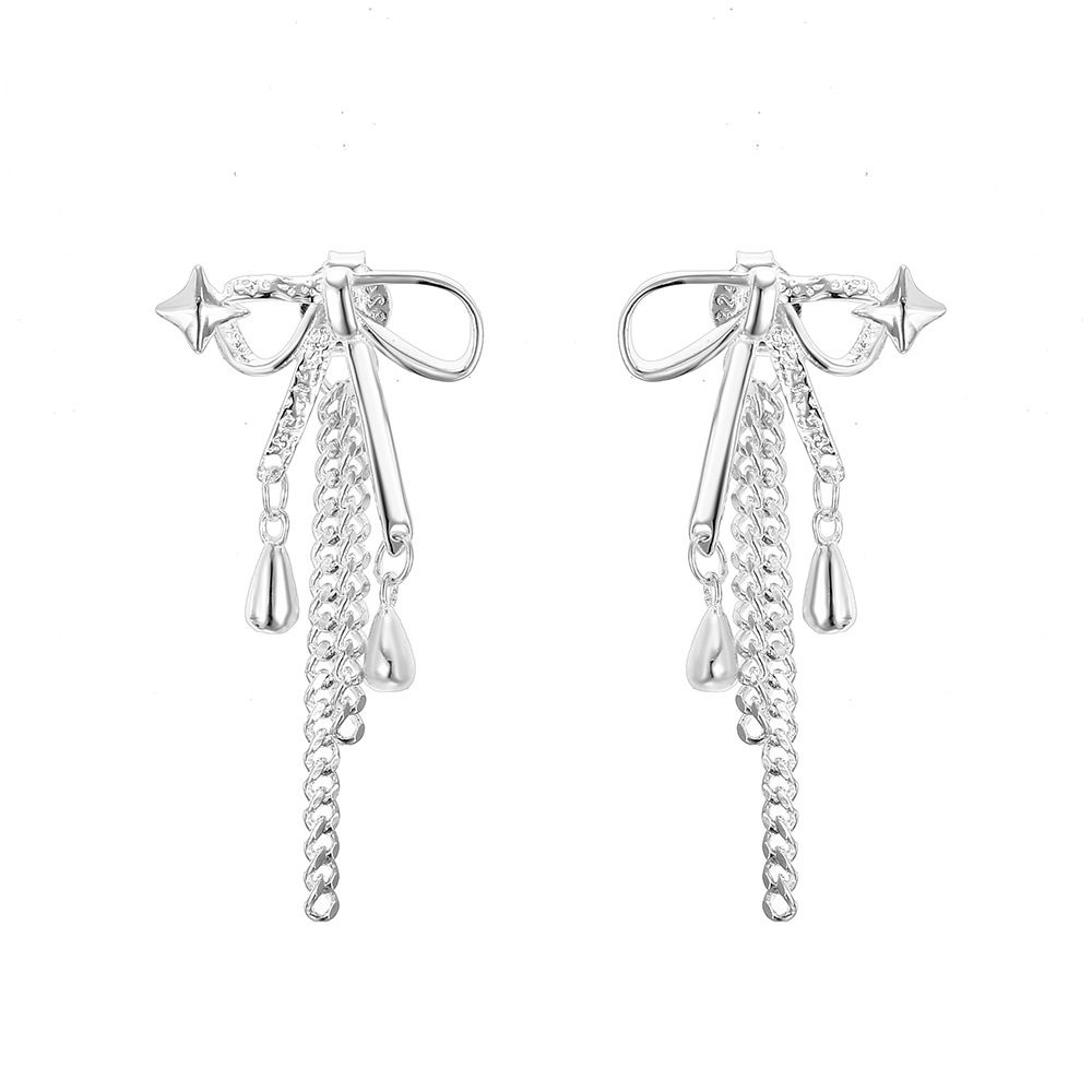 Bow Drop Earrings