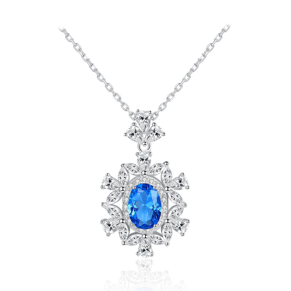 Elegant Oval Natural Necklace