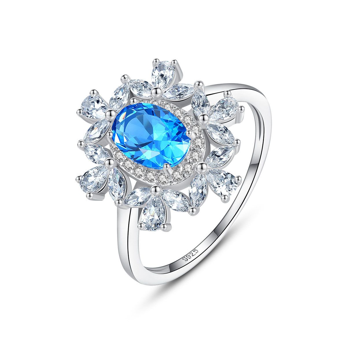 Graduation Oval Created Ring