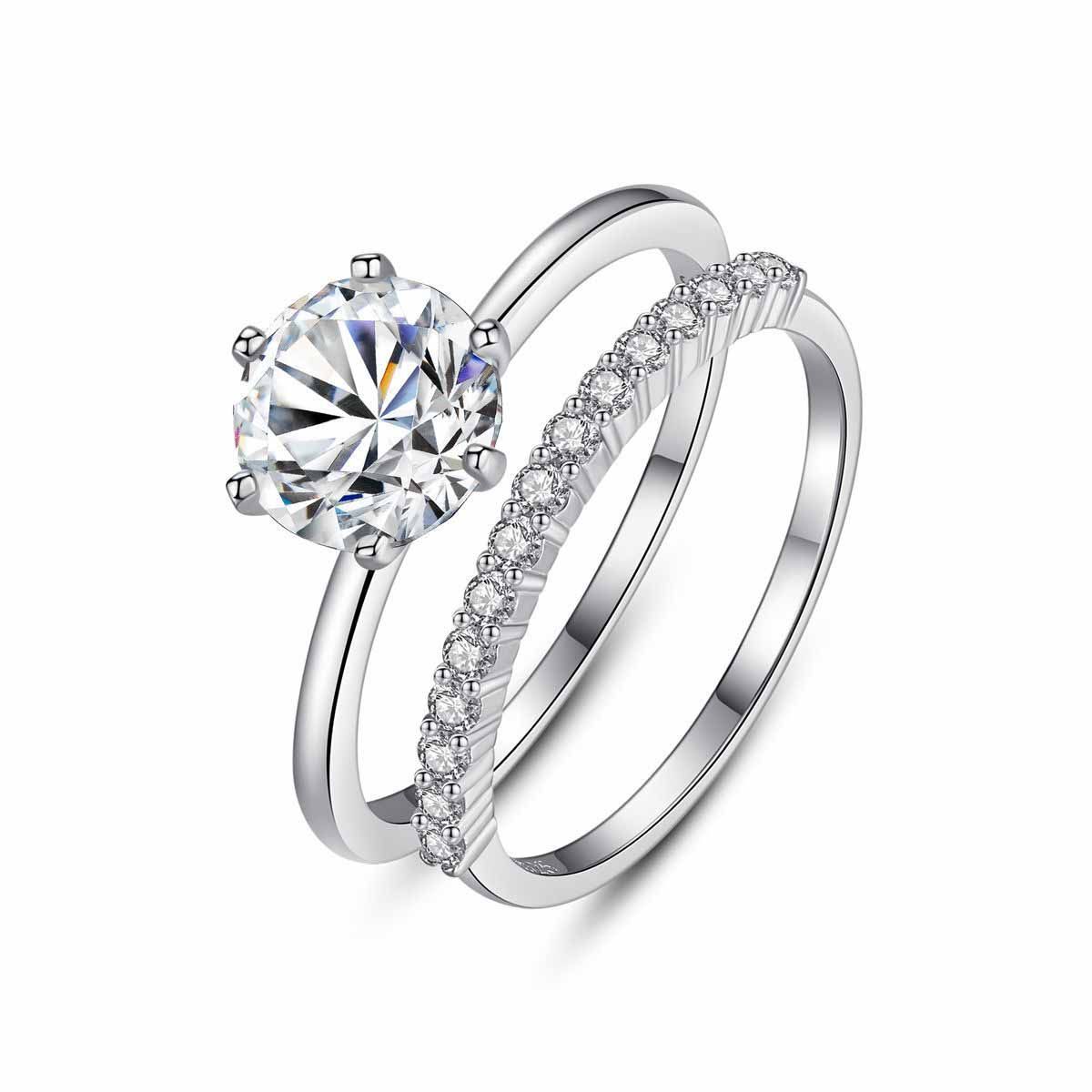 Round Doulbe Layer Ring
