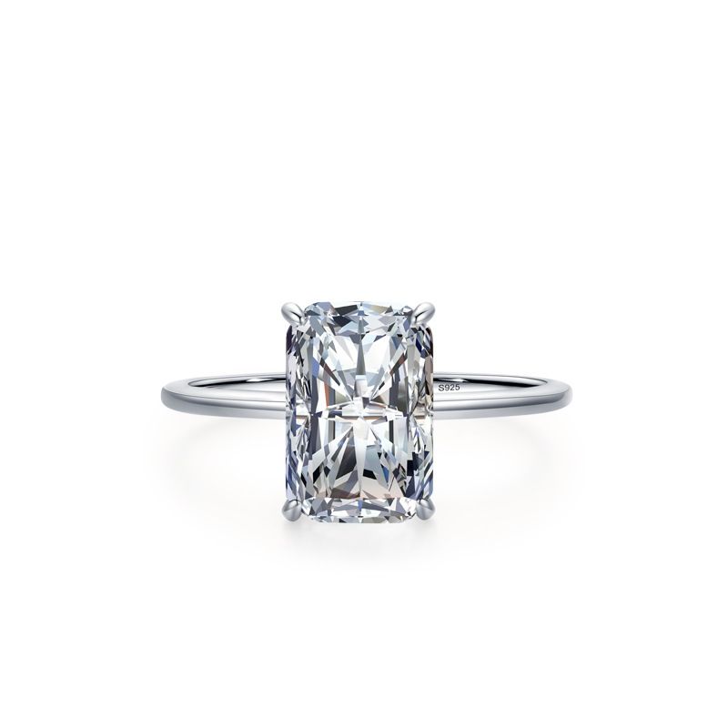 Elegant Party Baguette Ring