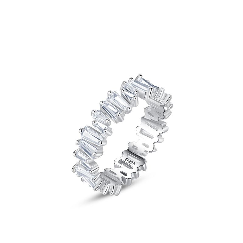Shining Irregular Geometry Ring