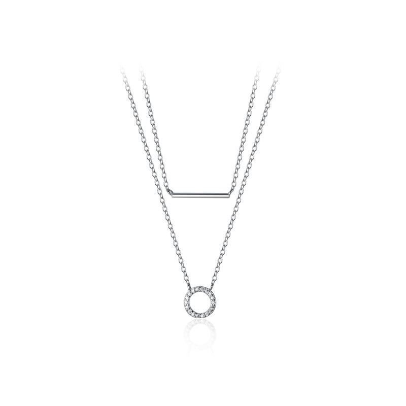 Elegant Double Layer Necklace