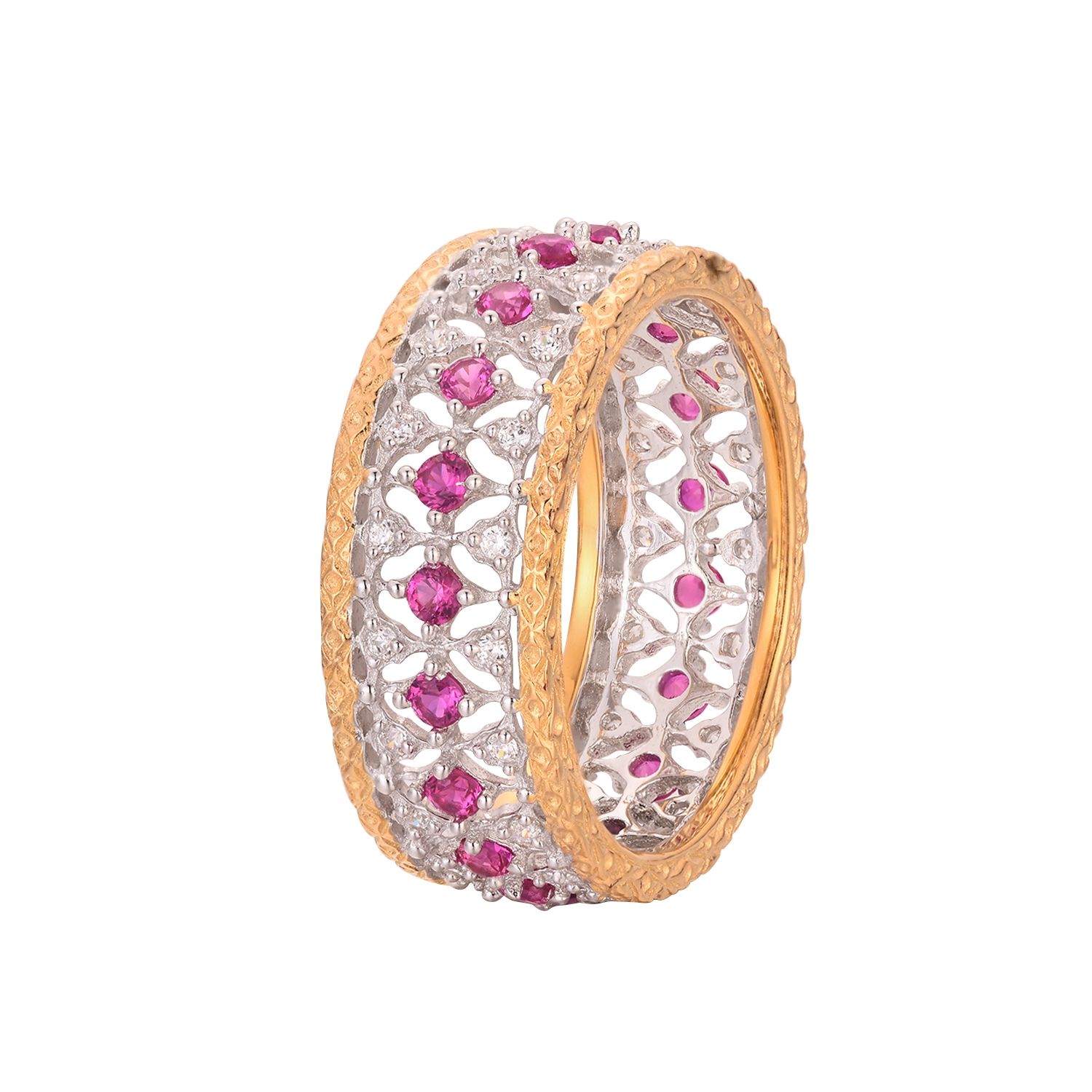 Lady Round Created Ring
