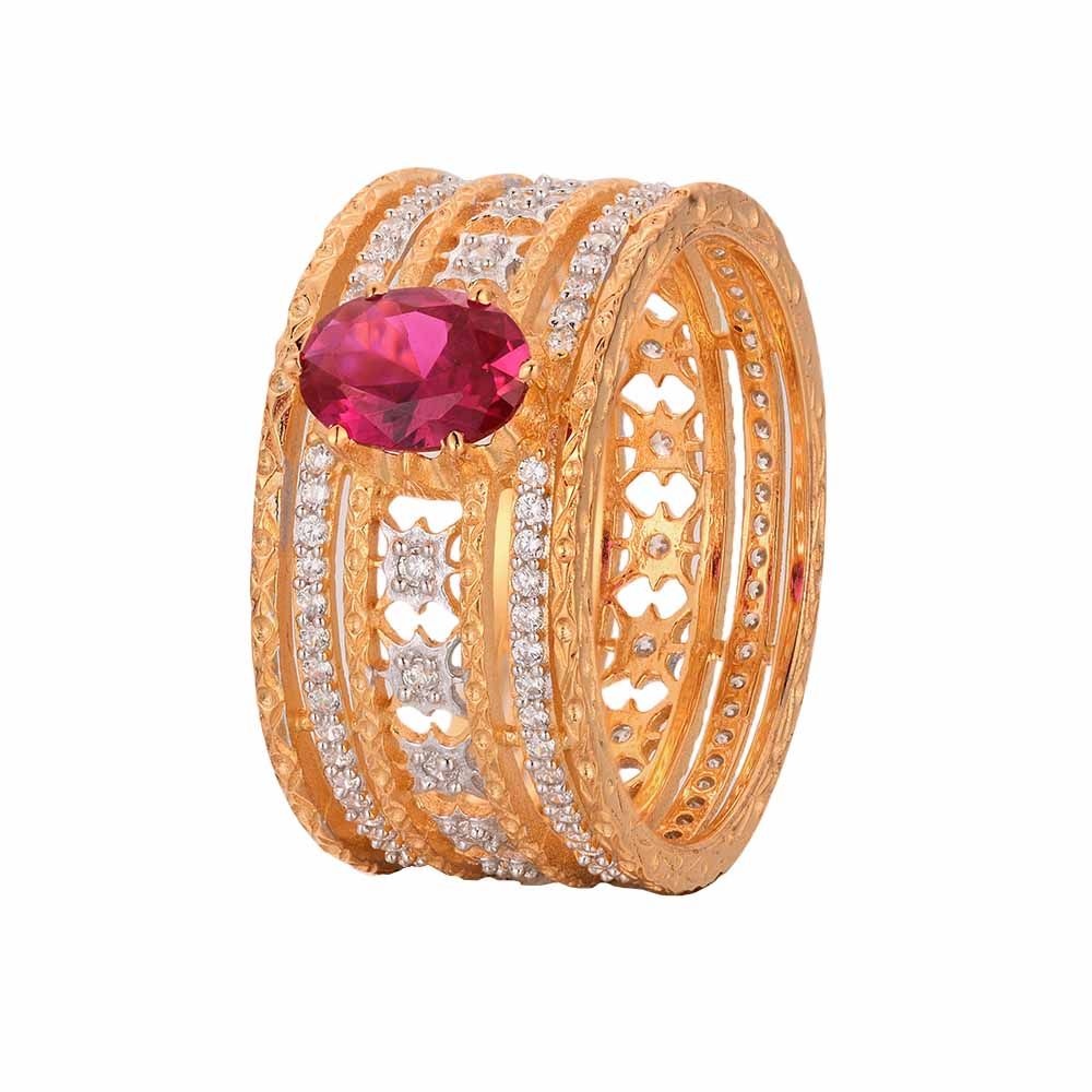 Office Oval Created Ring