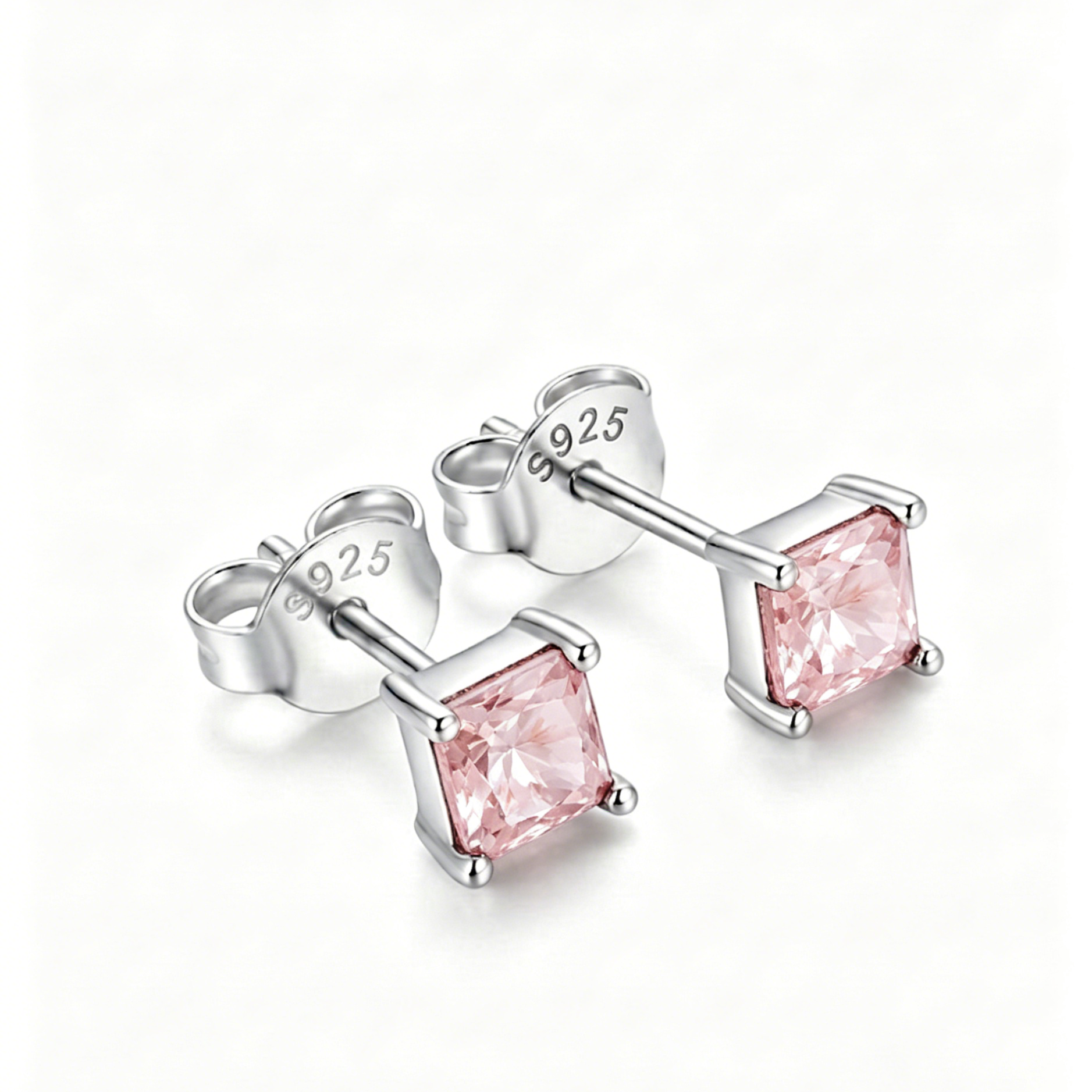 Personalized Birthstone Women Dainty Multi Shape Amazing Crystals Stones 18K Gold Plated 12 Birthstone Earrings view 4